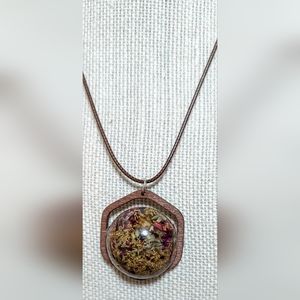 Gypsy herb pendant necklace